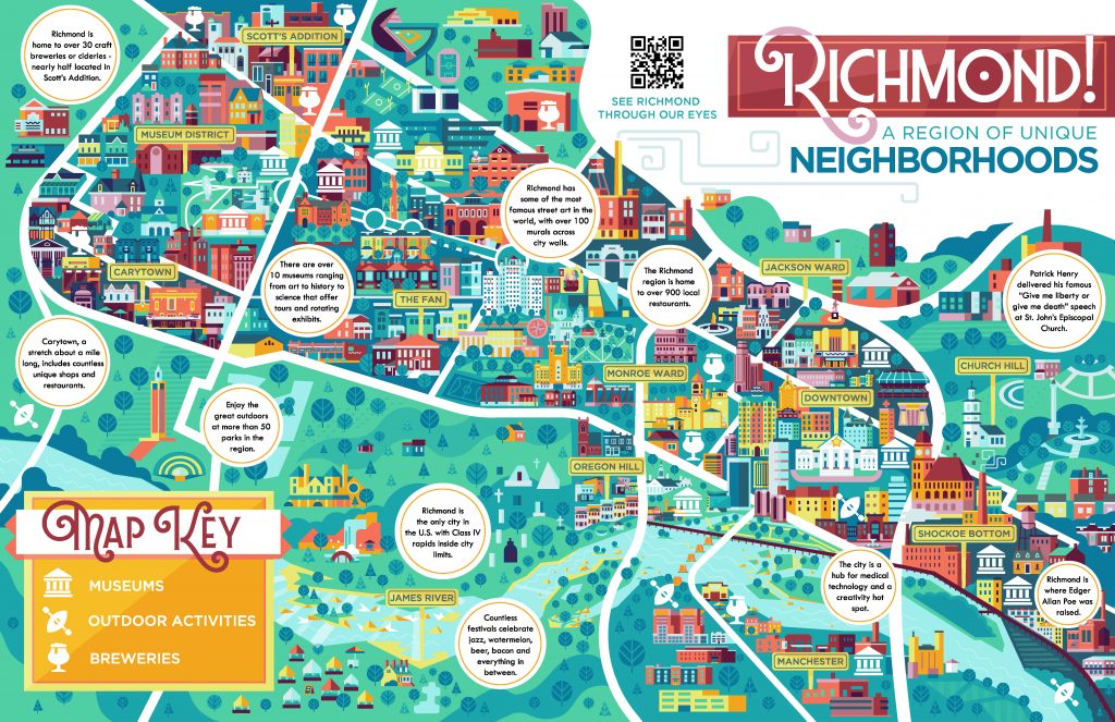 Map Of Downtown Richmond